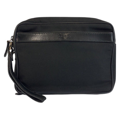 Gucci Black Nylon 018 Clutch Bag