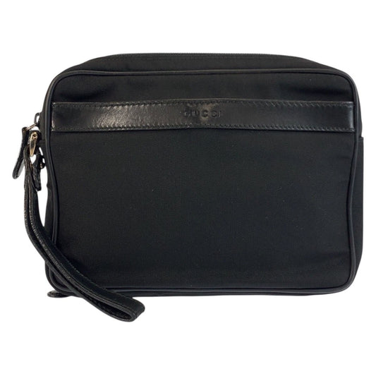 Gucci Black Nylon 018 Clutch Bag
