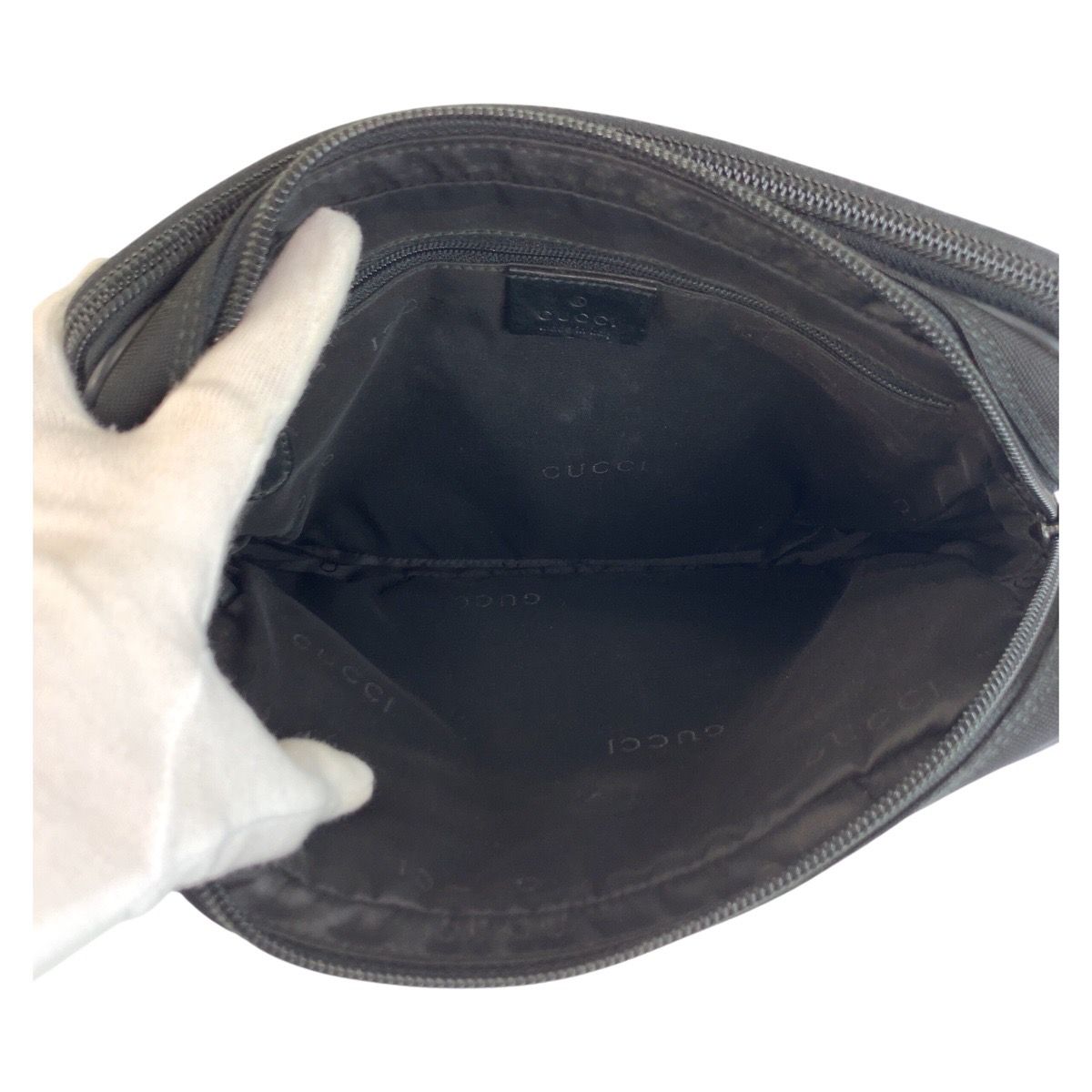 Gucci Black Nylon 018 Clutch Bag — view 7