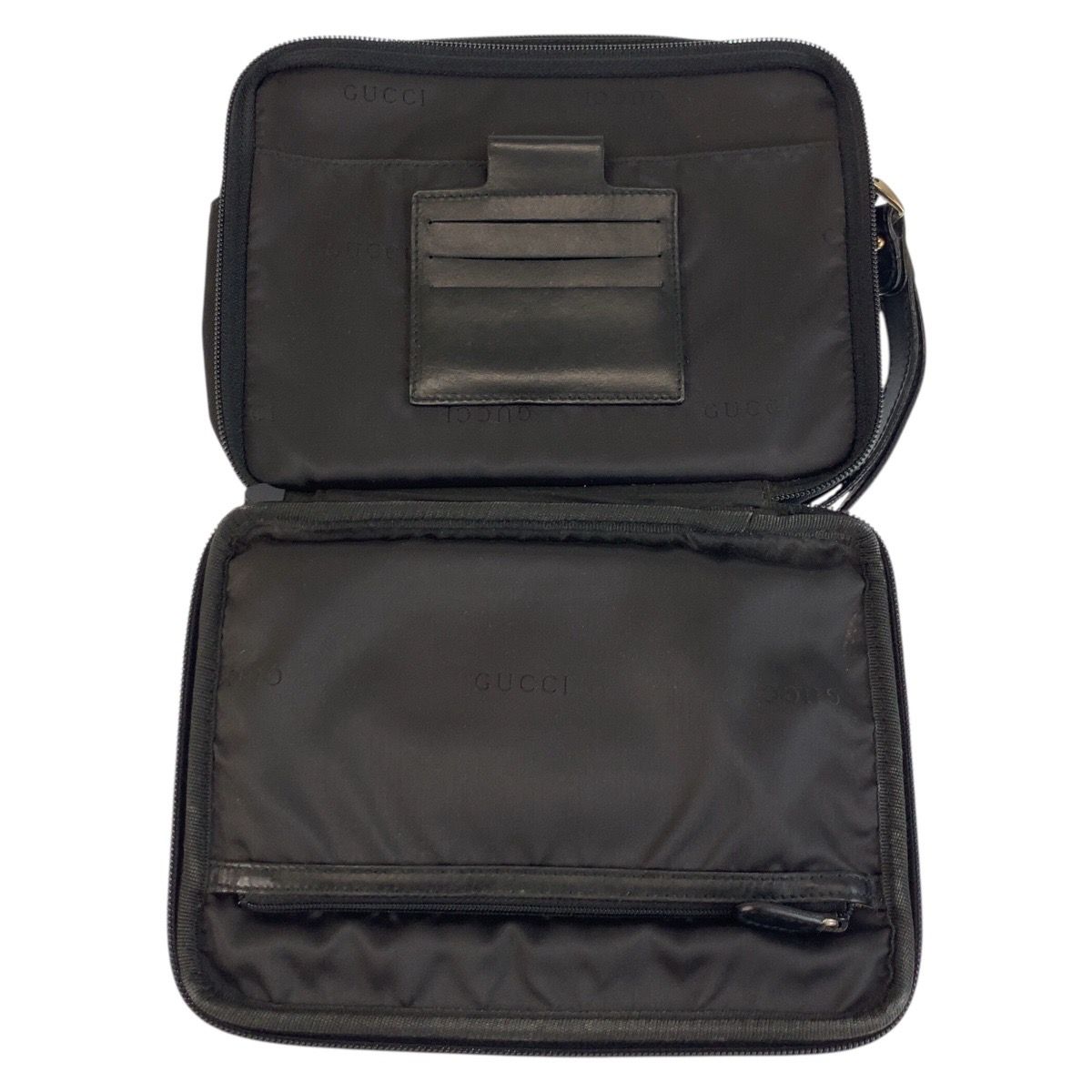 Gucci Black Nylon 018 Clutch Bag — view 5