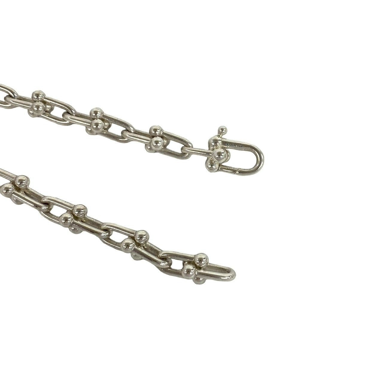 Tiffany & Co HardWear Small Link Bracelet 28 Pieces 925 Sterling Silver Chain Bangle — view 4