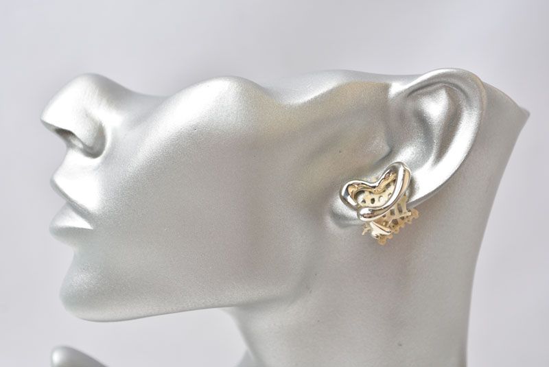 Tiffany & Co Elsa Peretti Open Heart Earrings Silver — view 6