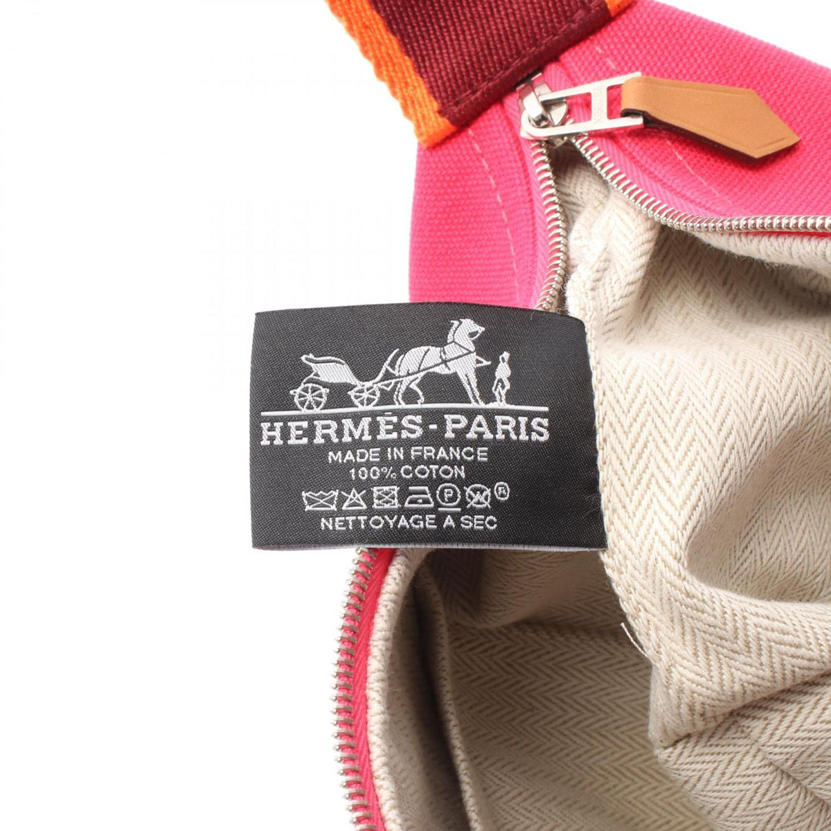Hermes Handbag Brid-a-brac PM Hibiscus Canvas Bride-a-Brac — view 4