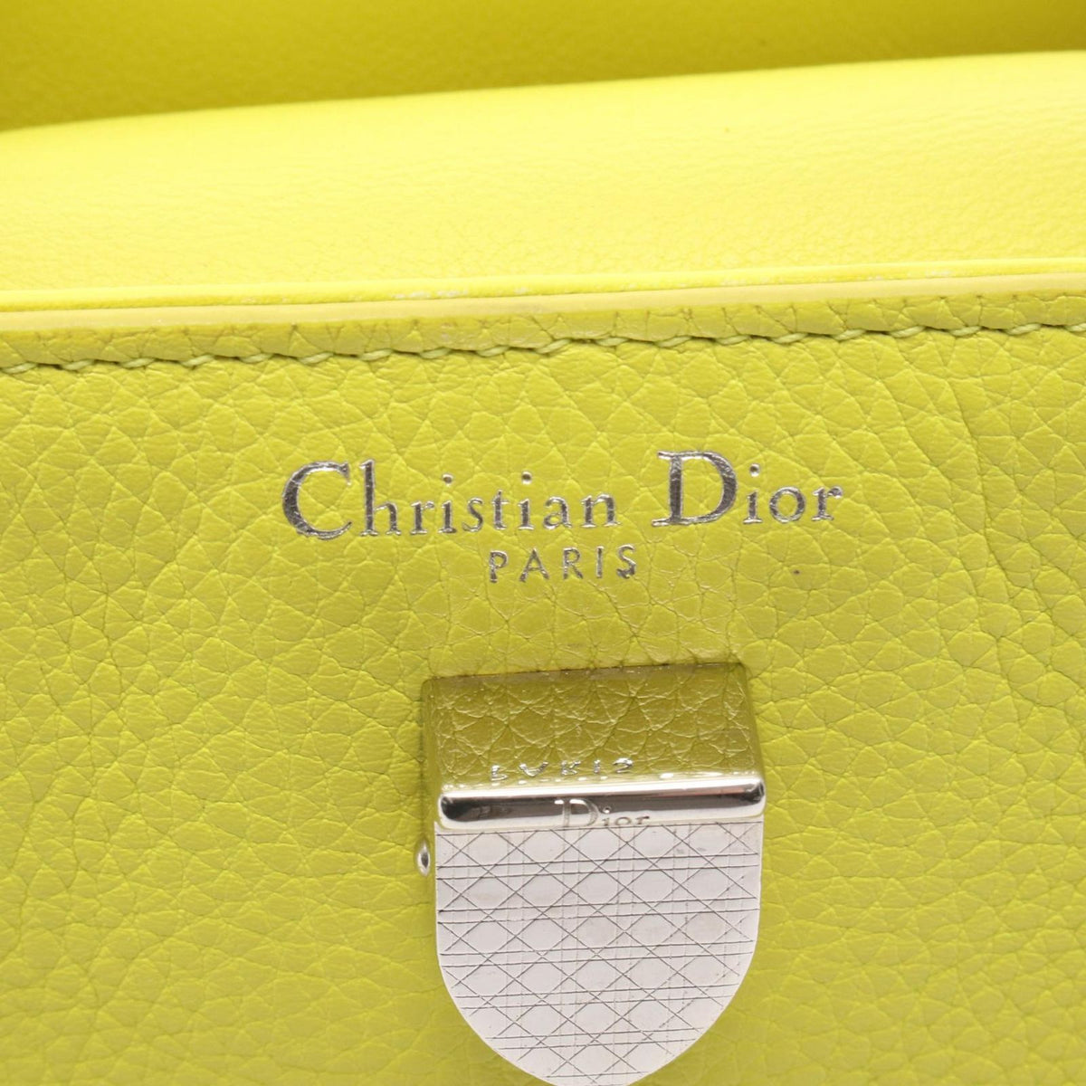 Dior Handbag Ever 2-Way Yellow Leather Mini — view 4
