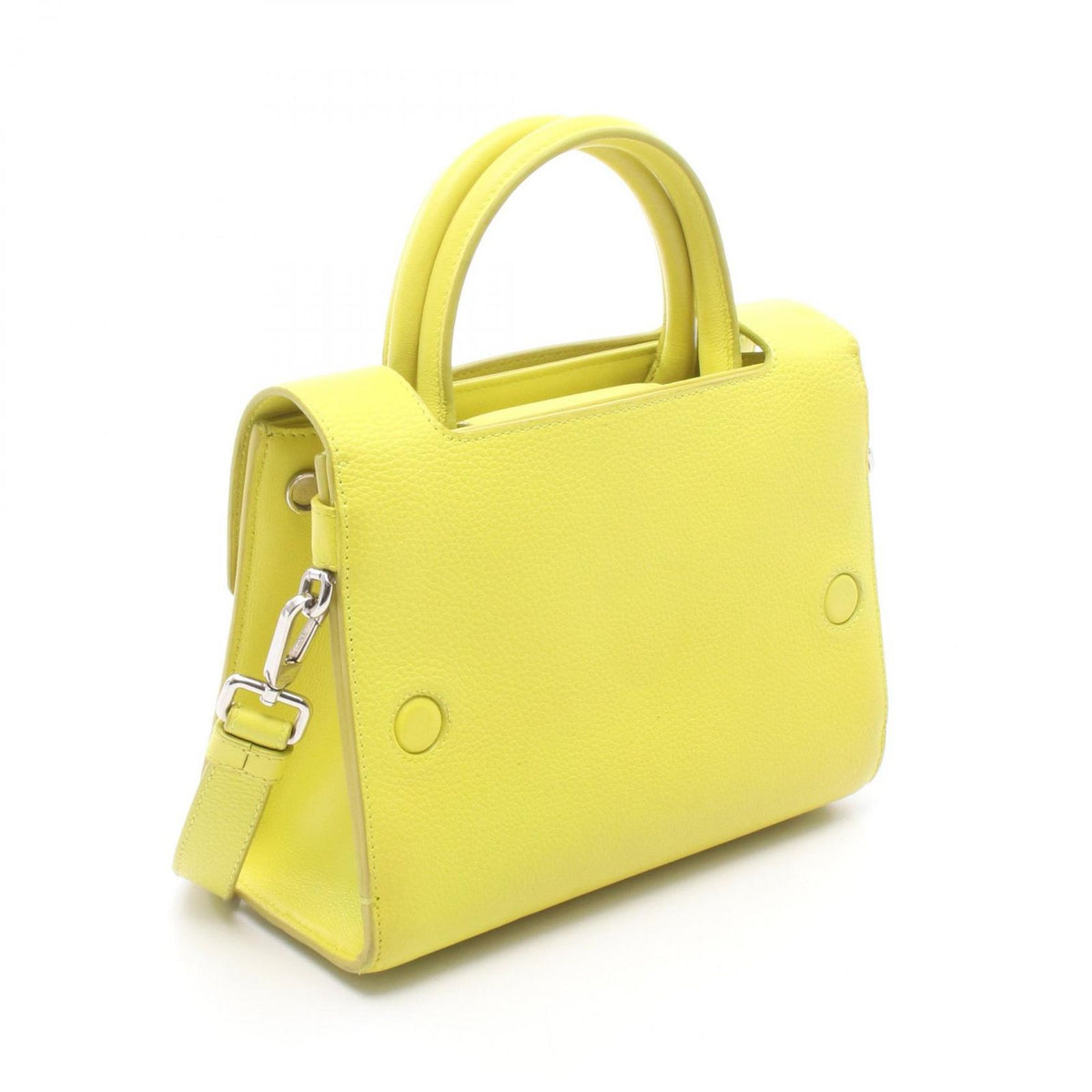 Dior Handbag Ever 2-Way Yellow Leather Mini — view 2