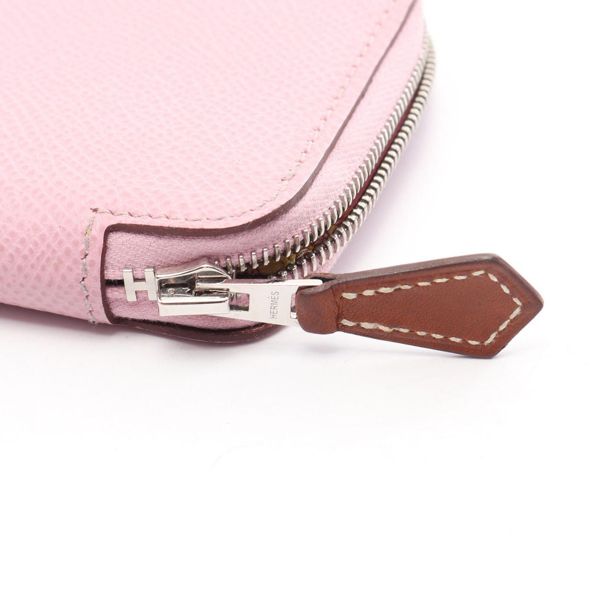 Hermes Coin Case Compact Mini Silk in Mauve Sylvestre Leather Calf Azap — view 6