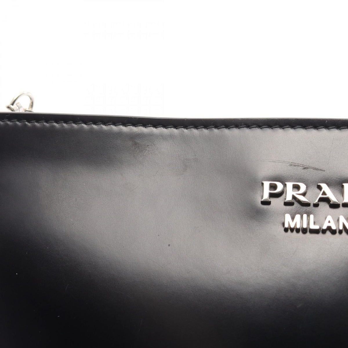 Prada Shoulder Bag Sydney Black Leather Chain — view 6