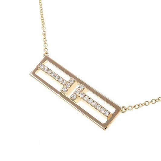 Tiffany & Co T Two Open Horizon Talba Diamond Necklace
