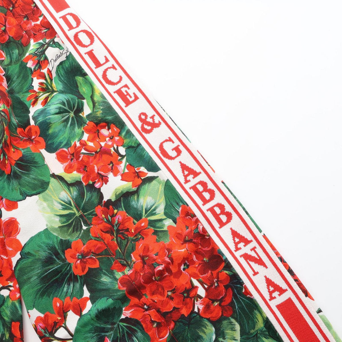 Dolce & Gabbana Pants Floral Pattern Side Line Rayon — view 8