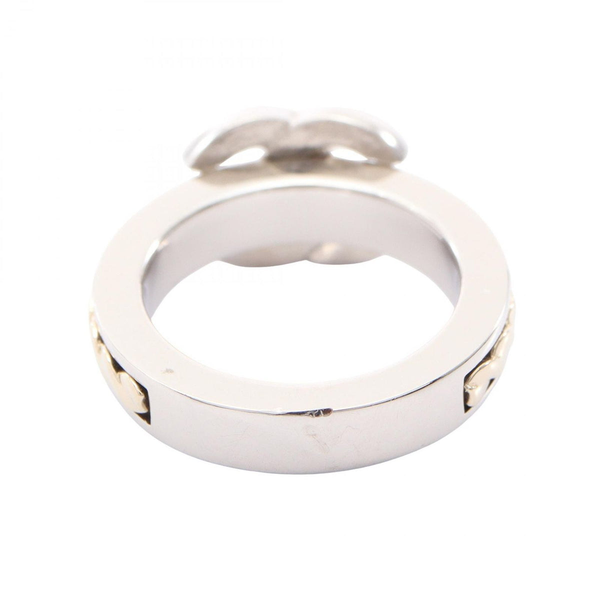 Chanel Ring CC Logo Stainless Steel — view 3