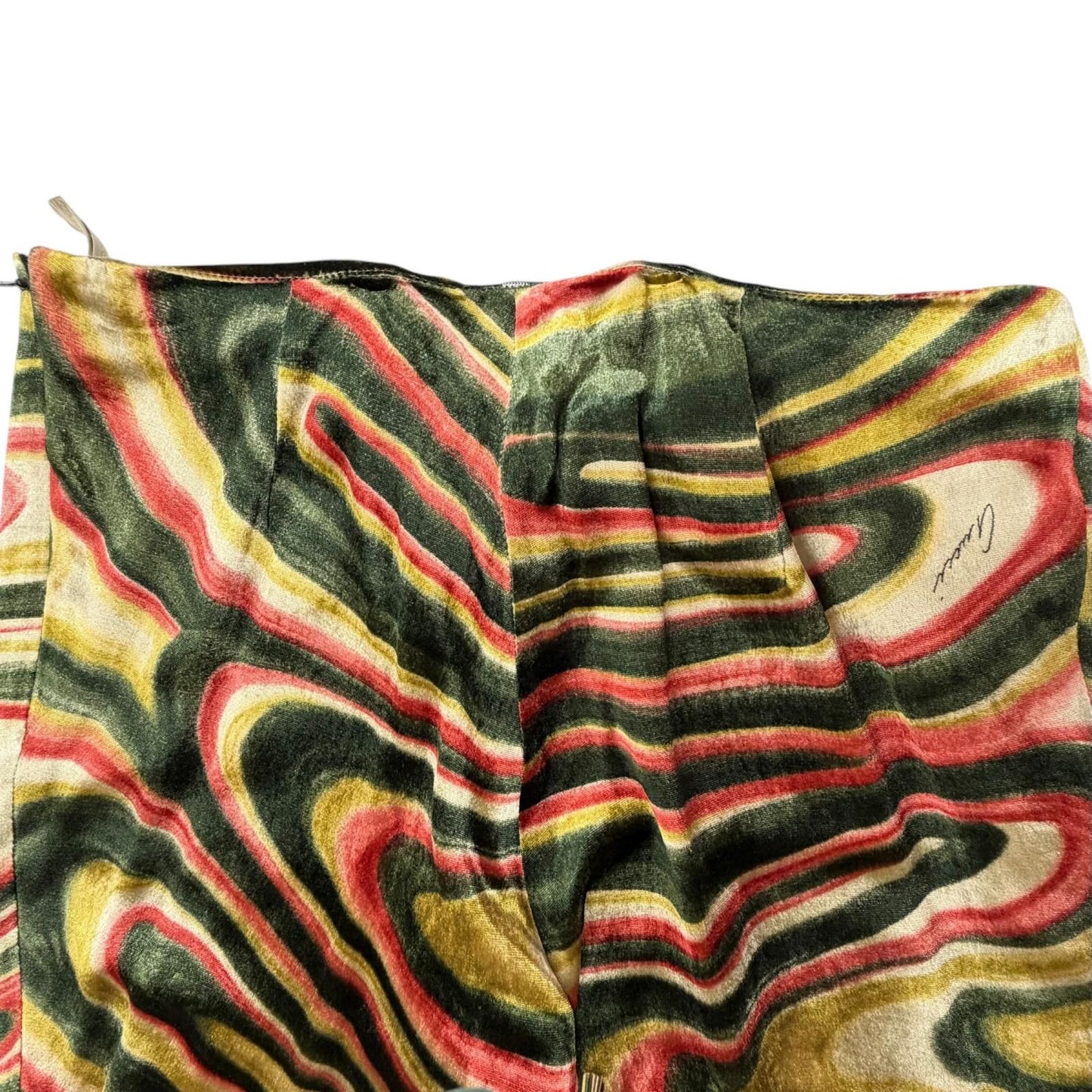 Gucci Psychedelic Swirl Velvet Pants Era 42 — view 4
