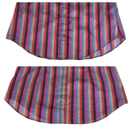 Gucci 38 Multicolor Silk Long Sleeve Shirt Striped — view 6