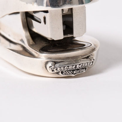 Chrome Hearts Floral Cross Stapler Sterling Silver — view 8