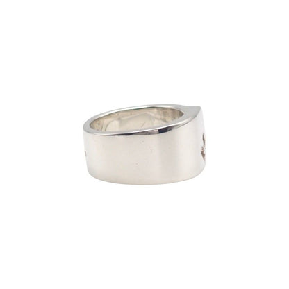 Hermes Candy Ring Vintage 925 Sterling Silver Orange 49 Out of Print — view 4