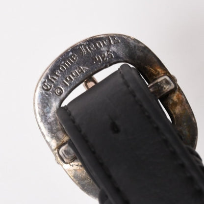 Chrome Hearts F-slinger Leather Shoulder Bag Dagger Zip CH Plus Cross Ball — view 8