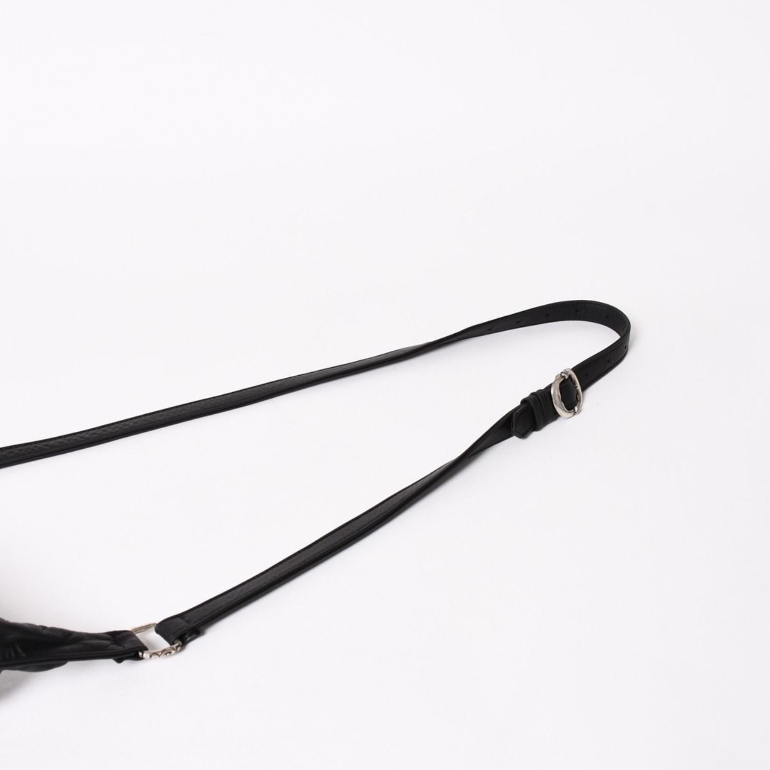 Chrome Hearts F-slinger Leather Shoulder Bag Dagger Zip CH Plus Cross Ball — view 5