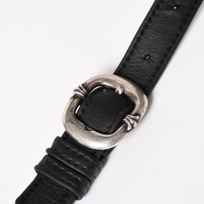 Chrome Hearts F-slinger Leather Shoulder Bag Dagger Zip CH Plus Cross Ball — view 7