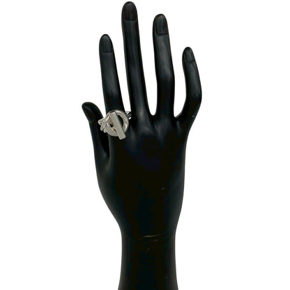 Hermes Croisette Ring 925 Sterling Silver — view 2