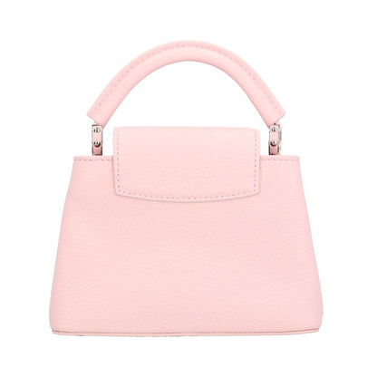 Louis Vuitton Flowers Capucines Mini Shoulder Bag Taurillon Leather Pink — view 3