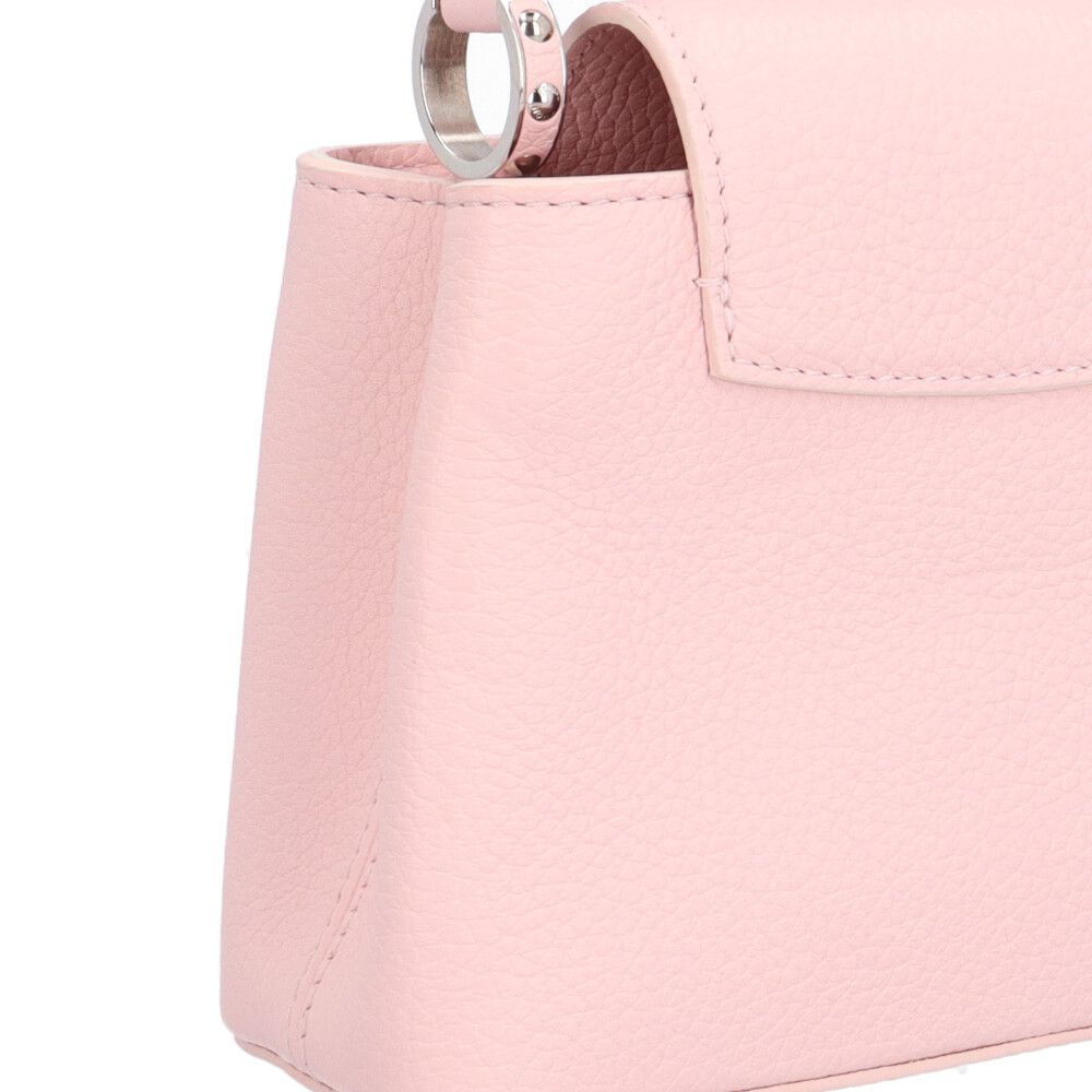 Louis Vuitton Flowers Capucines Mini Shoulder Bag Taurillon Leather Pink — view 8