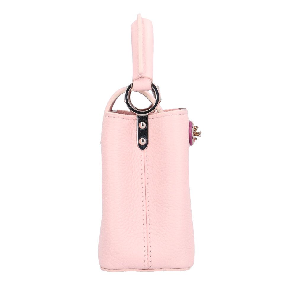 Louis Vuitton Flowers Capucines Mini Shoulder Bag Taurillon Leather Pink — view 4