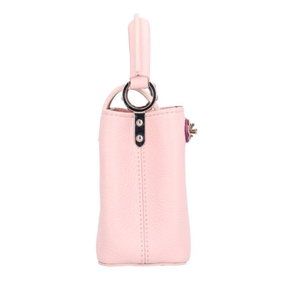 Louis Vuitton Flowers Capucines Mini Shoulder Bag Taurillon Leather Pink — view 4