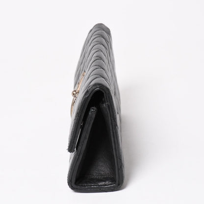 Chrome Hearts Dinner Clutch Large Cross Matelasse Lambskin Black — view 4