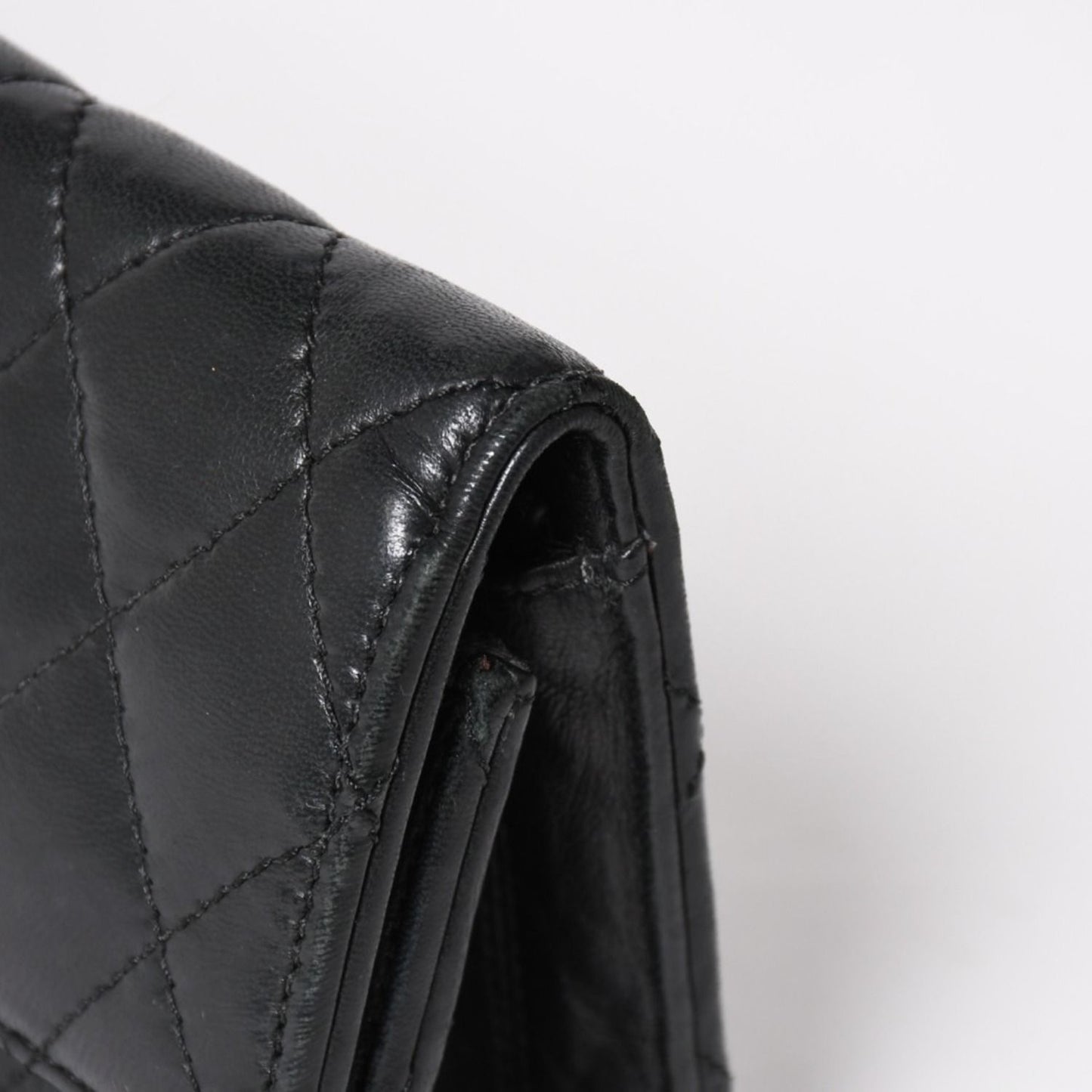 Chrome Hearts Dinner Clutch Large Cross Matelasse Lambskin Black — view 7