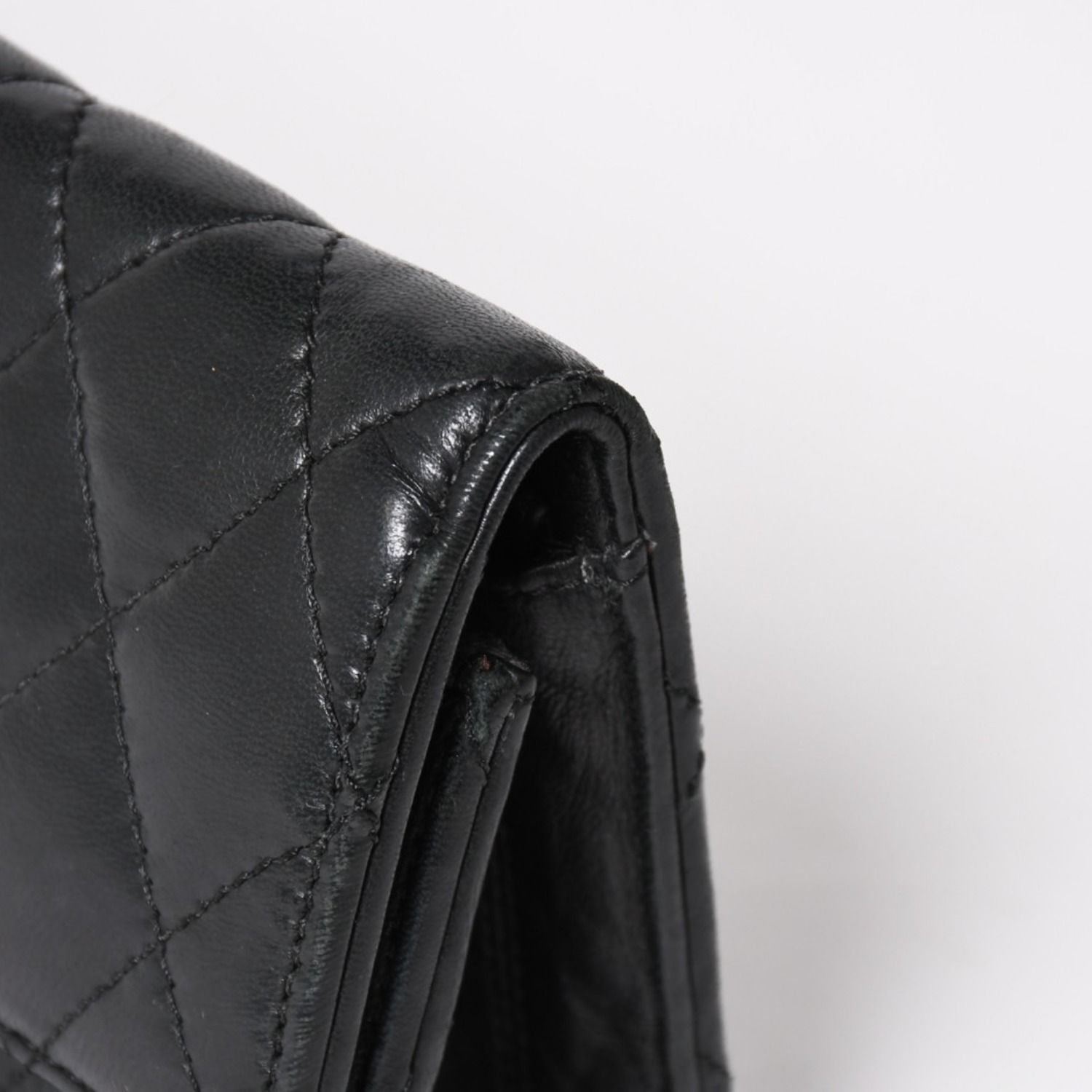 Chrome Hearts Dinner Clutch Large Cross Matelasse Lambskin Black — view 7