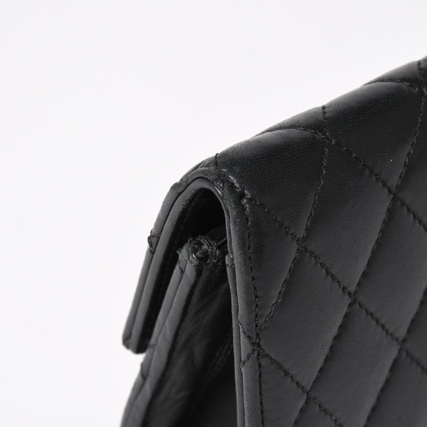 Chrome Hearts Dinner Clutch Large Cross Matelasse Lambskin Black — view 8