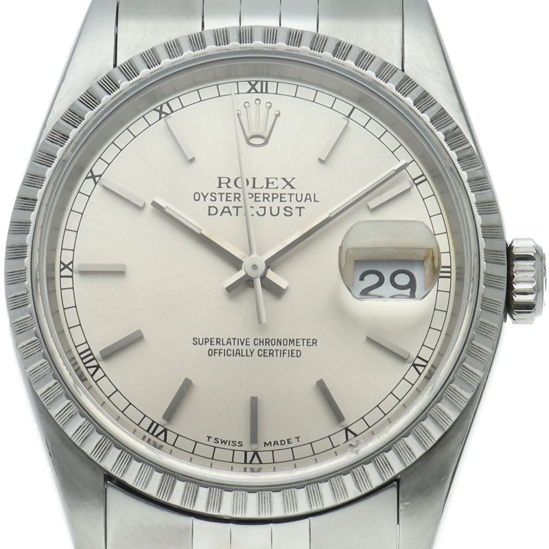 Rolex Datejust Watch SS Silver