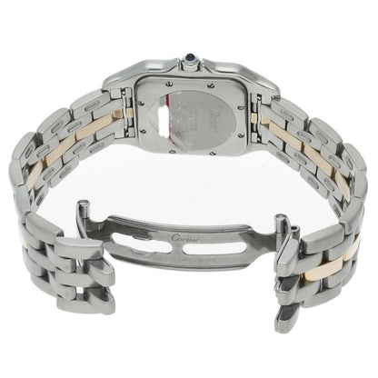 Cartier Panthere MM Watch 1 Row 18K Yellow Gold SS White — view 5