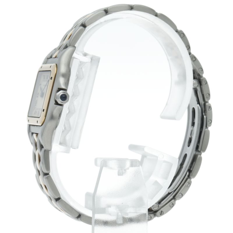 Cartier Panthere SM Watch 1 Row 18K Yellow Gold SS Silver — view 3