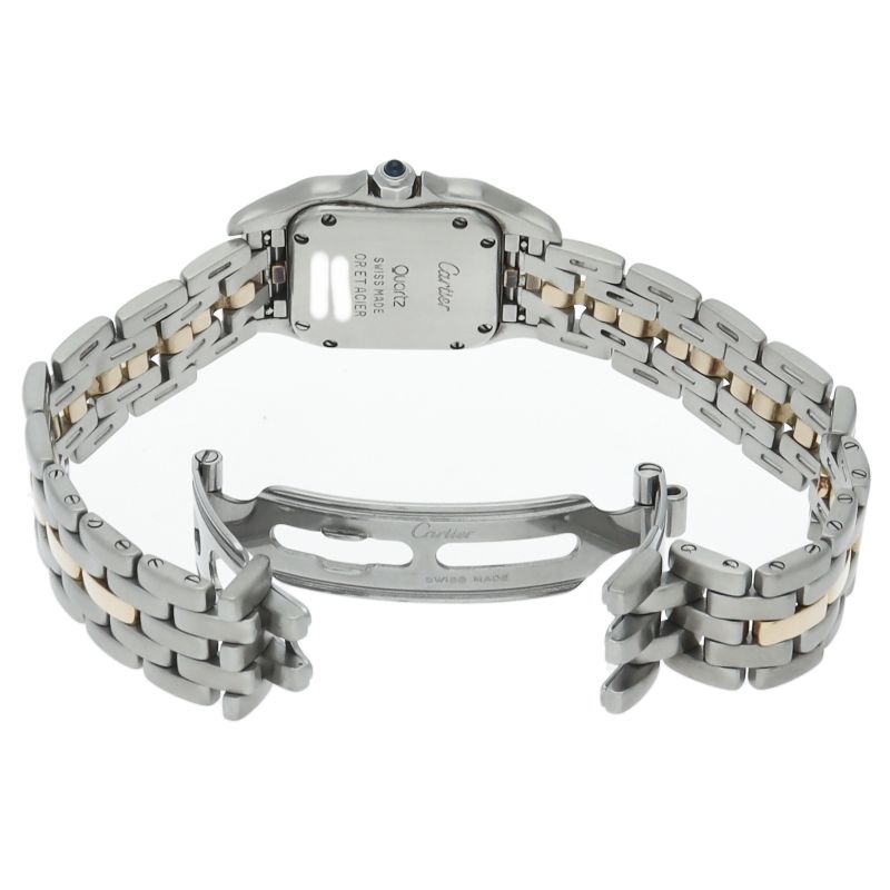 Cartier Panthere SM Watch 1 Row 18K Yellow Gold SS Silver — view 5
