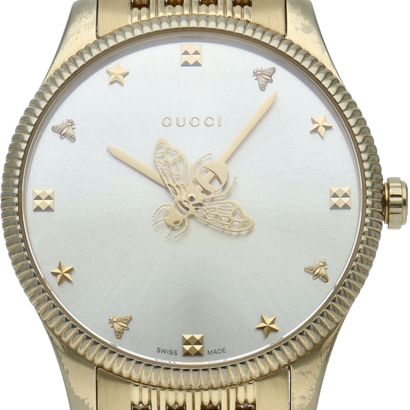 Gucci G-Timeless Watch 126.4 Silver