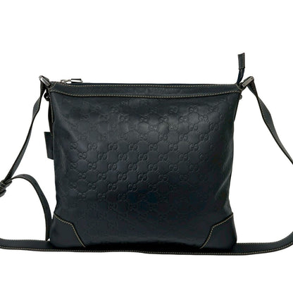 Gucci With Key Guccissima GG Patter Leather Shoulder Bag Cross Dark Navy — view 3