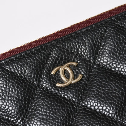Chanel Classic Large Pouch CC Logo Caviar Leather Black — view 7