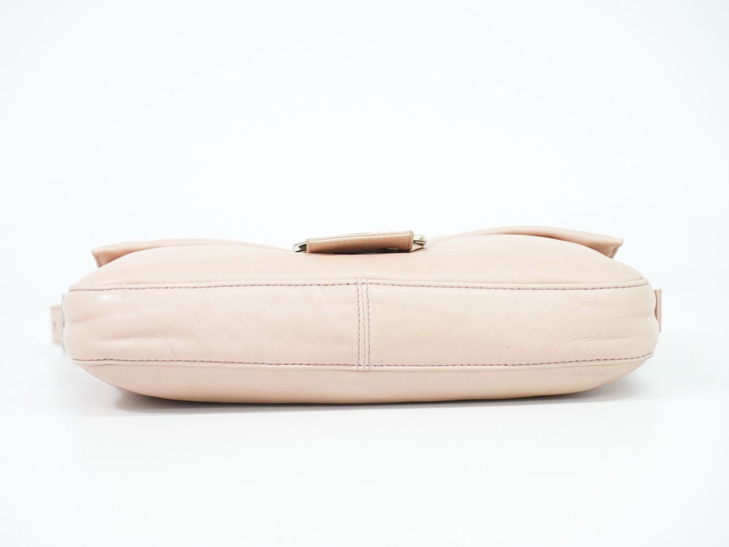 Fendi Mamma Bucket Shoulder Bag Leather Pink — view 3