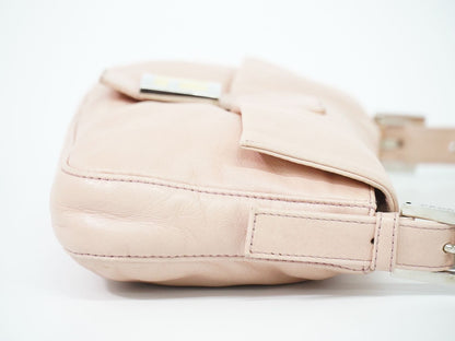 Fendi Mamma Bucket Shoulder Bag Leather Pink — view 4