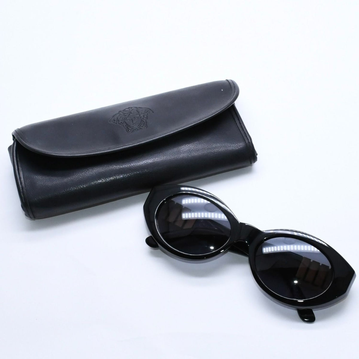 Versace Sunglasses Eyewear B Medusa Black Gold