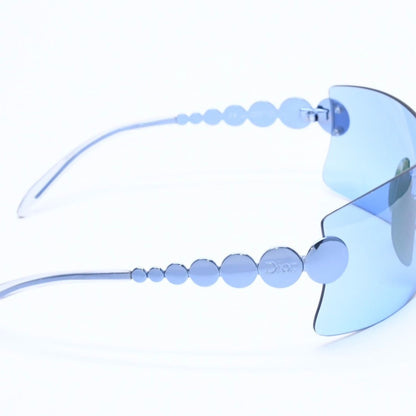 Dior Sunglasses Eyewear Rimless Shield Blue — view 5