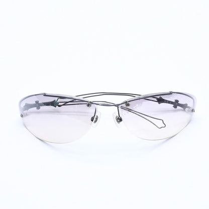 Chrome Hearts Drag Pipe Sunglasses Eyewear CH Cross Crosstail 925 Sterling