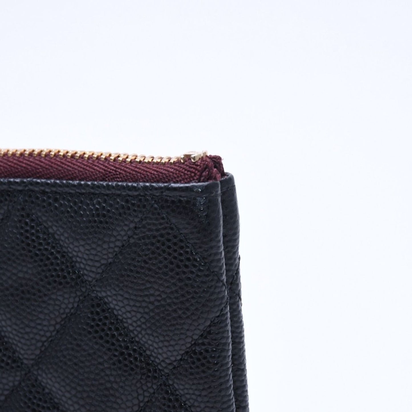 Chanel Classic Mini Pouch Stand CC Logo Caviar Leather — view 4