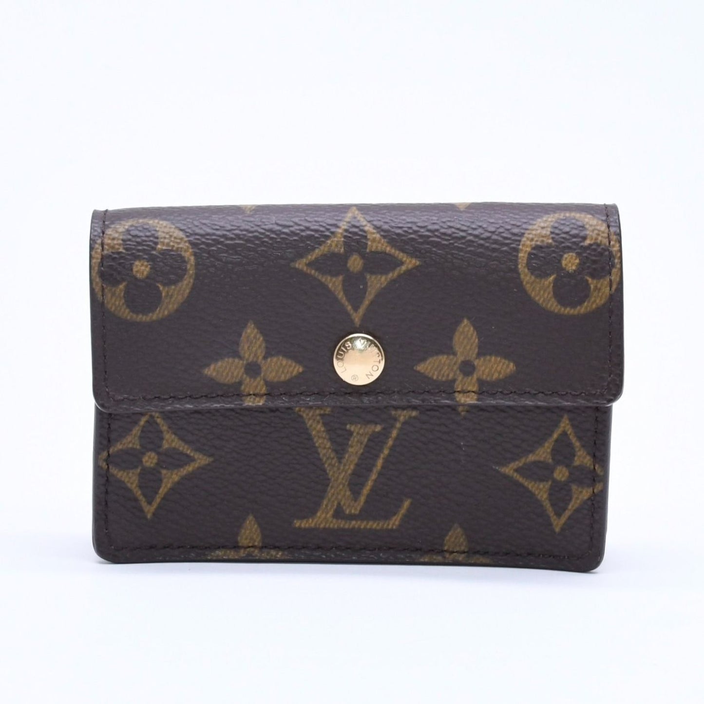 Louis Vuitton Porte Monnaie Arcodian Monogram Canvas Brown Coin Purse Card Case