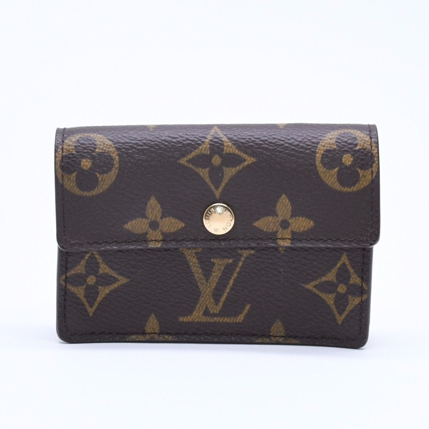 Louis Vuitton Porte Monnaie Arcodian Monogram Canvas Brown Coin Purse Card Case