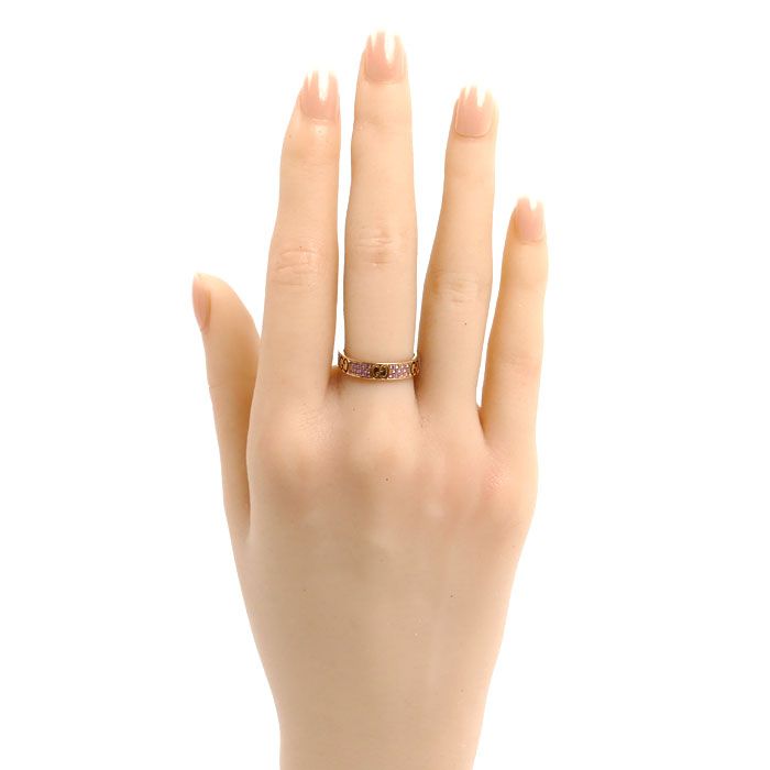 Gucci 18K Pink Gold Icon Star Ring Sapphire — view 6