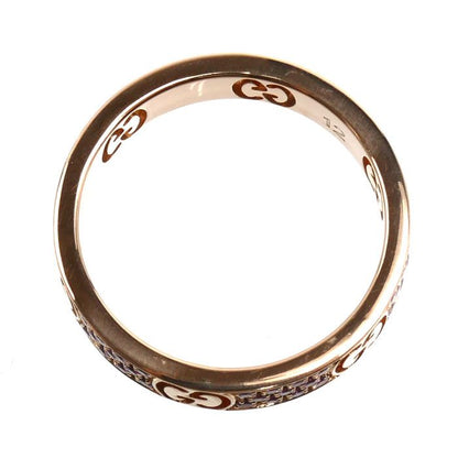 Gucci 18K Pink Gold Icon Star Ring Sapphire — view 3