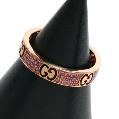 Gucci 18K Pink Gold Icon Star Ring Sapphire — view 2