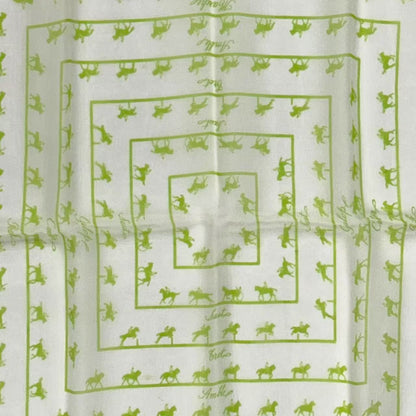 Hermes Scarf Silk Saut Galop Canter Rack — view 7