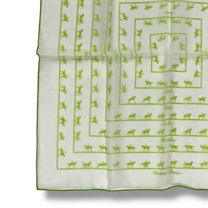 Hermes Scarf Silk Saut Galop Canter Rack — view 4